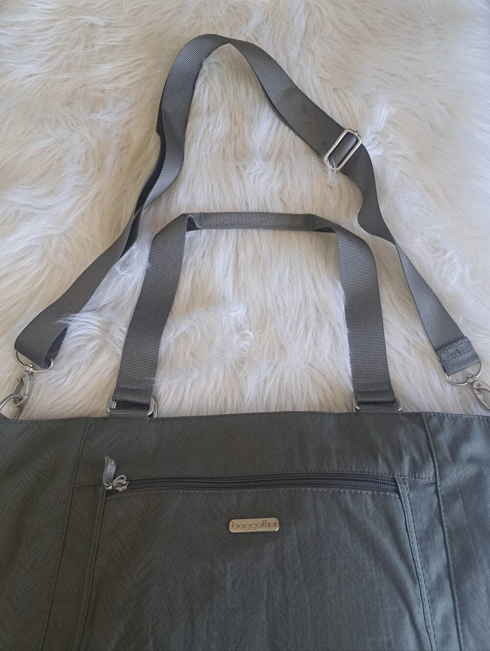 Lg Gray Baggallini Laptop/Business Bag